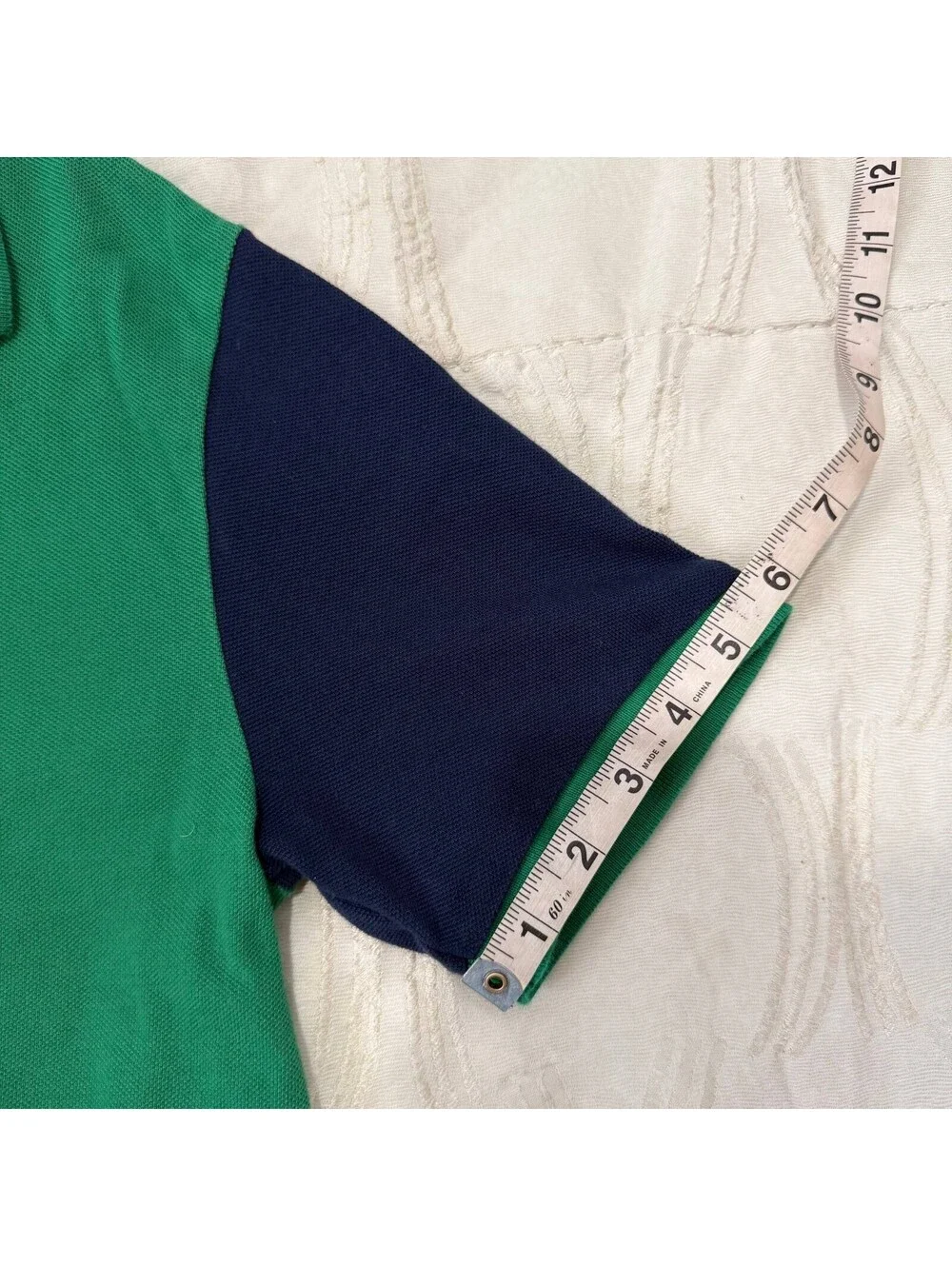 Polo Ralph Lauren Youth L 14-16 Green Big Pony Polo Shirt #3 Short Sleeve